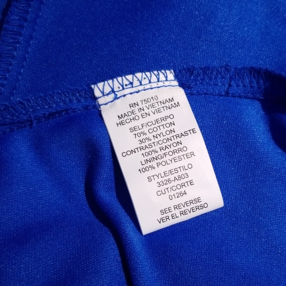 🆕️City Studio Royal Blue Fit & Flare Tiered Dress - Picture 7 of 8